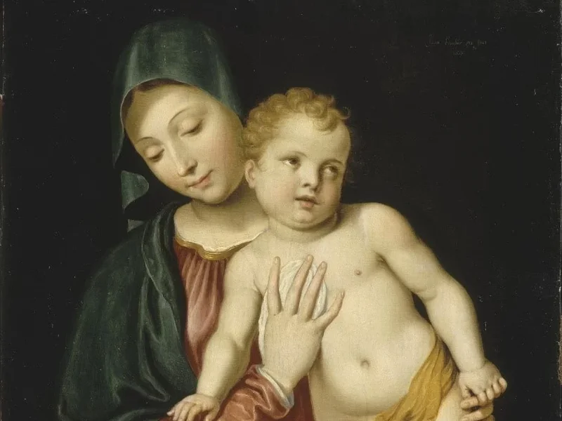 1575-Jean Boucher - Vergine e Bambino